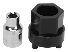 AC Kompressor Kopplingsnav Borttagare med 7mm Hylsa 3/8in Fäste för Denso Kopplingslösa Kompressorer Drivnav 5SE09C 5SE12C