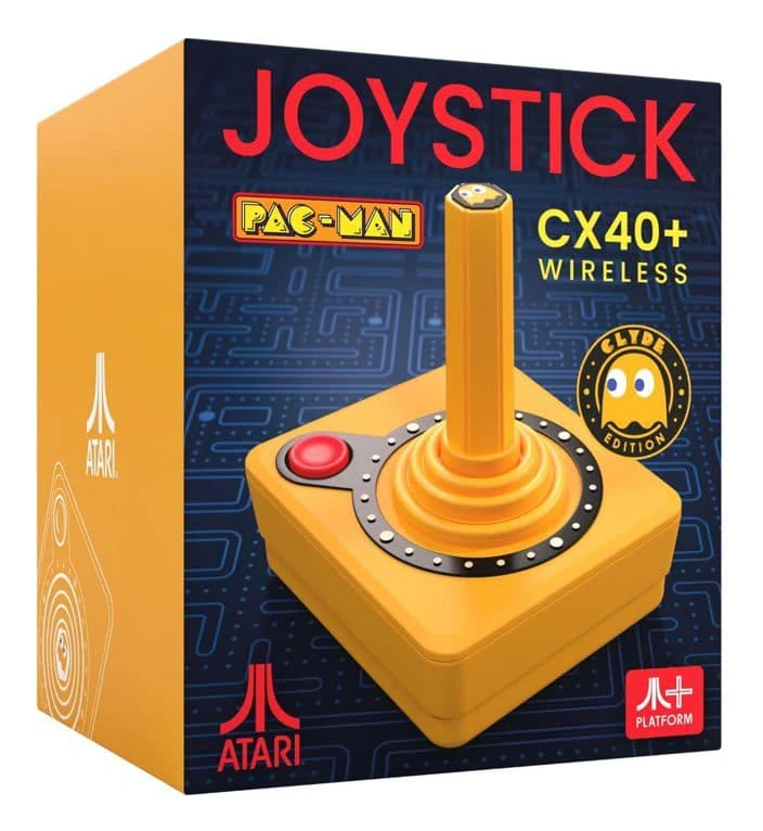 Atari Pac-Man CX-40+ (Orange) - Wireless Joystick