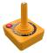 Atari Pac-Man CX-40+ (Orange) - Wireless Joystick