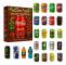 Fuleadture Adventskalender 2025 Soda/Cola – 24 Dagars 2D Akrylfigurer Julkalender med Läsk | Perfekt Julklapp