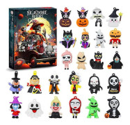 Halloween Adventskalender Blind Box Julgransdekoration Akrylhänge Halloween Adventskalender Blind Box 26*18*3cm
