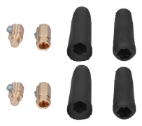 Snabbkopplingskontakt för svetsning, uttag, plugg, beslag för 10–25 mm kabel DKJ1025