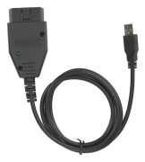 USB till OBD2 Programmeringskabel, Enkel Installation OBD2 USB Diagnostisk Skanner, K+CAN OBD2 Kodläsarkabel för Volkswagen Audi Skoda, Hög