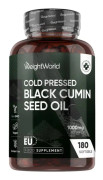 2 Black Seed Oil Softgels 1000mg - 180 Softgels - 6 Months Supply - Cold Pressed