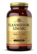 Solgar flaxseed oil 1250mg cold pressed 100 softgels