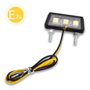 Universell Motorcykel LED Nummerplåtslampa 12V Mini Mikro Nummerplåtslampa Motorcykelbelysning