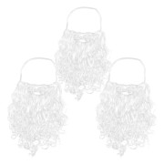 Santa Hats Santa Beard and Santa Wig Christmas Decorations Christmas Hat Beard and Wig Set for Adults Family Parties Gifts Fancy Novelty Costume Dress