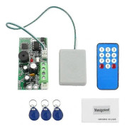 【CA】RFID-inbäddad styrkretskort Emid 125khz Normalt öppen styrmodul Induktionsmärkeskort Controller