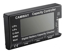 Batterikapacitet Digital Kontroll Spänningstestare Li-Ion NiMH Nicd LiPo