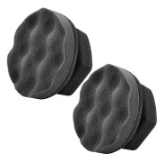 2-pack stora däckglansapplikatorer, hållbara och återanvändbara hexgrepp däcktrimningsapplikatorer