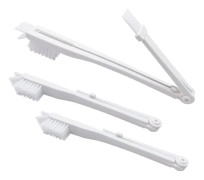 Multifunktionell flaskborste - 3-pack med flask- och sugrörsborstar, springborste, för hem, kök och badrum