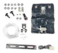 Universell Vindrutespolare Flaskpåse Kit med 12 Volts Pump För Klassisk Bil Svart SZRH A-J
