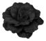 Kamelia blomma broscher kavajnålar spets blommor brosch klassisk för bröllopsfest dans bankett för kvinnor damer elegant Svart
