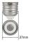 Sylvania R80 Traditionella Glödlampor Reflektorlampor 60W 80mm Dia. Dimbar Spot Light E27 Diffuserad Sockel Edison Skruvlampa 220-240