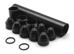[PL】6-tums bränslefilterkit i legering för fordon 1/2-28 & 5/8-24 gänga
