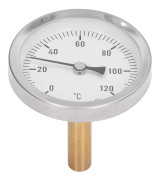 63mm urtavla termometer grill pekartyp termometer 0‑120 grader C bimetallisk temperaturmätare för
