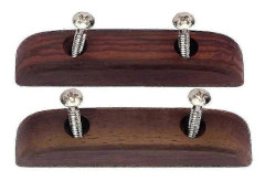 2 st Rosenträ Basgitarr Tumstöd Fingerstöd Gitarrtillbehör Tumspänne (kaffe)