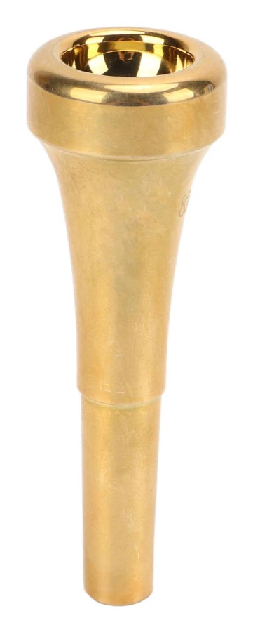 Trumpet Ersättningsmunstycke 82mm Längd Klart Ljud Metall Guld Trumpetmunstycke Blåsinstrument Tillbehör
