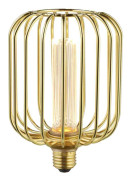 Tublampa LED Guldiga ribbor Drum lamp 1800K E27