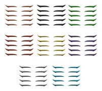 Eyeliner-klistermärke Dubbla ögonlocksklistermärken Ögonmakeupverktyg