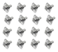 32 st Fyrkantiga Plattor Terminalskruvar M3 Kopplingsplintskruvar med 8x8mm Fyrkant