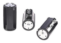 1/3 st 3x AA till D Storlek Batteriadapter Konverterare Hållare Fodral Seriekoppling