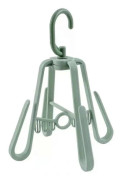 1-pack Skotorkställning, Organizer Hängare Skodisplay Krok Roterande Organizer grön