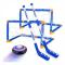 [LLC] Hover Hockey Set för Barnleksaker, Hover Hockey Spel med 2 Mål LED-Ljus Luft Hover Boll, Roliga Familj Inomhus Hockey Presenter