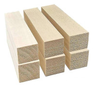 6 st Lind Snidningsblock för Trä Nybörjare Snidnings Hobby Kit DIY Snidning Trä