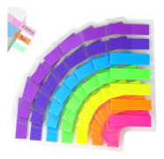 1120 st Bokmärkesklistermärken, Klisterlappar, Post-it-bok, Sidsmarkeringar
