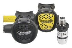 Cressi Regulator Set Xs Compact Ac2 Din Svart,Silver