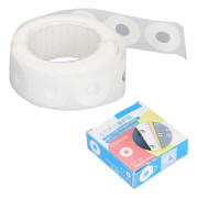 Hålförstärkare Klistermärken DIY Produktion PVC Vattentät Enkel Användning Förstärkning vit