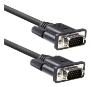 ACT AC3510 VGA-kabel 1,8 m VGA (D-Sub) Svart