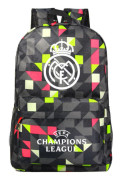 Graffiti Real Madrid Uefa Champions League axelväska fläkt ryggsäck student skolväska förvaringsväska 2