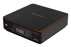 Satellitmottagare, 1080P Full HD, Inbyggt WIFI,ECAMD V9, EU-plugg
