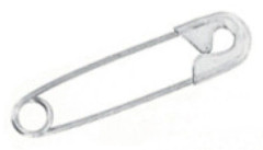 MégaCréa DIY - Silver säkerhetsnålar 2,7 cm 144 stycken