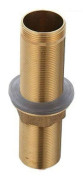 100mm Enkelt Hål Gängad Stam Kranbeslag Nippel Låsmutter Kit Förlängning Gängad Rör Hårdvarudel (M32 x 100mm)