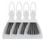 Mini sopskyffel & borstsats, 4-pack, kompakt design