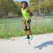 Barnens pogostick, vadderad, upp till 35 kg