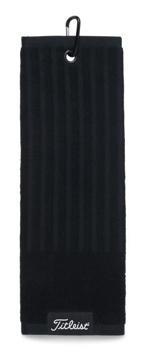 Titleist Tri-Fold Cart Towel - Black