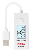UNI-T UT658 USB-testare, DC 5.1A 30V Amp USB-spänningstestare, testar laddningshastighet, kablar, kapacitet hos powerbanks