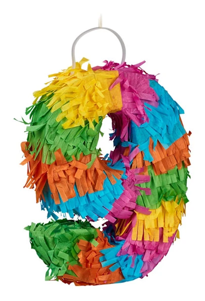 Nummer 9 Piñata för barnfödelsedagsfester