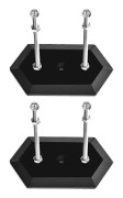 Deck Tävling Skateboard Rack Utomhussporter Deck Longboard Förvaringsställ Hem Skateboard Väggfäste[D] Black