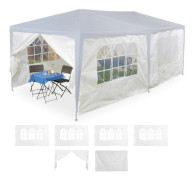 Gazebo sidopaneler, 6x, 3x6m, vattentätt PE-tyg