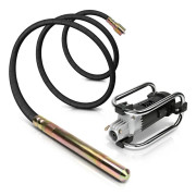 Betongvibrator 3200W 6800U/min Kraftfull motor -Handsfree, 4M Ø35mm Vibrerande nål, Aluminiumshölje med isolerande lager