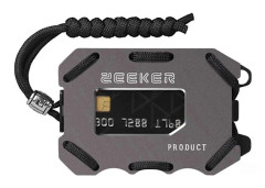[LCS]ZEEKER Metallkorthållare RFID Multifunktionell EDC Plånbok Stor Kapacitet Minimalistisk Korthållare Med Flasköppnare Funktion, Färg: Grå Not Specified