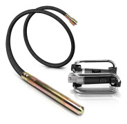 4M Ø50mm Betongvibrator 3200W 6800U/min Kraftfull Motor -Händer Fria, Vibrationsnål, Aluminiumhus med Isolerande Lager