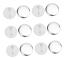 100 Set 37mm Badge Pin Knappdelar Badge Tillverkningsmaterial DIY Hantverksmaterial