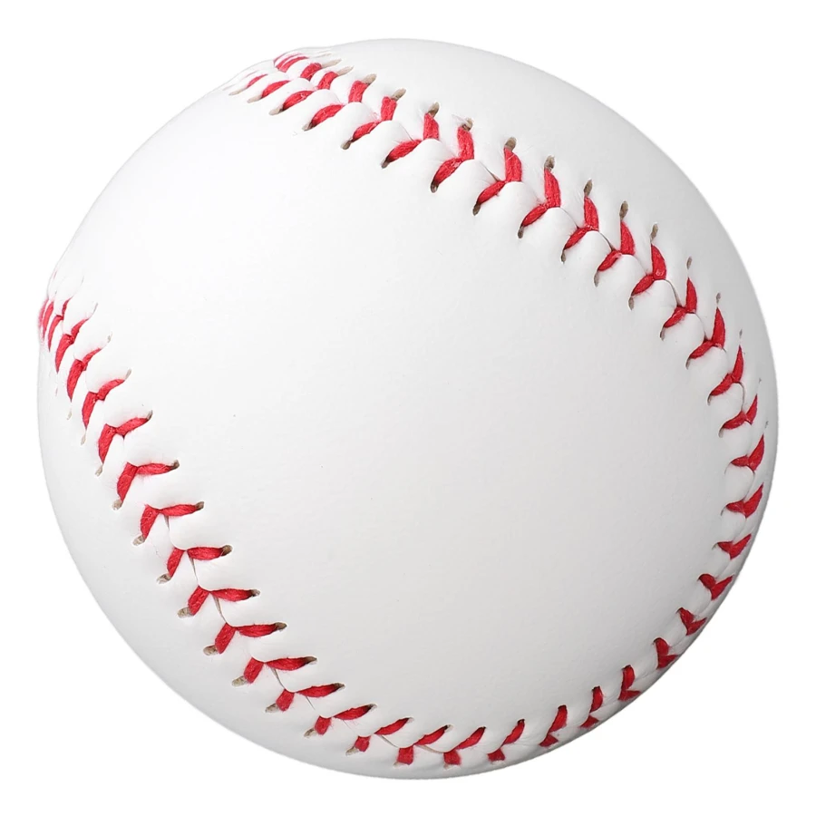 Standard 9 tum Handgjorda Basebollar Gummi Inner Mjuk Baseboll 7.2cm Softboll Träningsboll
