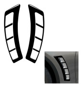 Blank Svart Pianolack Yttre Sidokjol Luftintagsskydd För Infiniti FX35 QX70